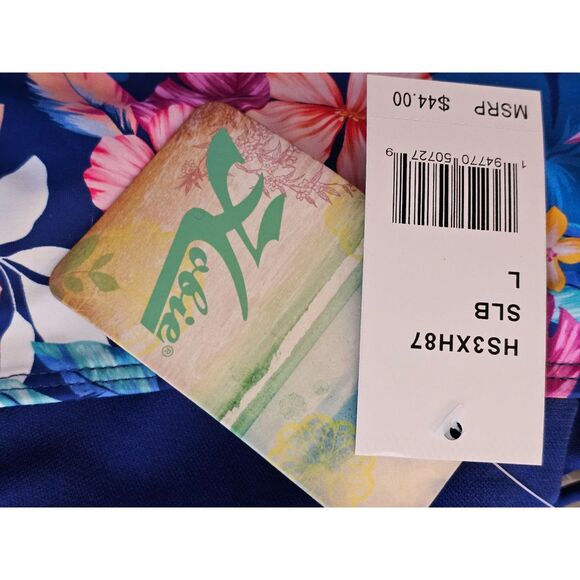 Hobie Keyhole Bralette Sailor Blue//Island Getaway Top Sz L - Picture 4 of 5